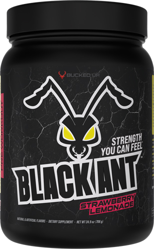 BUCKED UP BLACK ANT PREWORKOUT – STRAWBERRY LEMONADE 20 SERVING