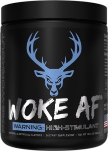 BUCKED UP PRE-WORKOUT WOKE AF – BLUE RAZ 30 SERVINGS