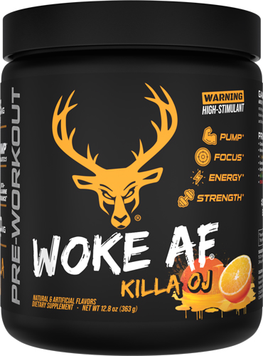 BUCKED UP PRE-WORKOUT WOKE AF – KILLA OJ 30 SERVINGS