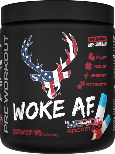 BUCKED UP PRE-WORKOUT WOKE AF – ROCKET POP 30 SERVINGS