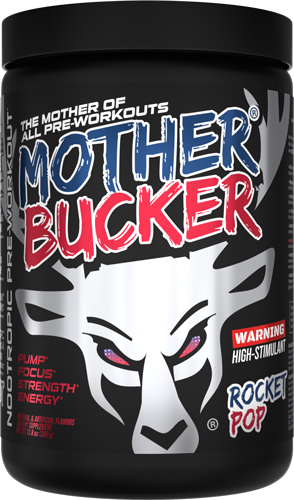 BUCKED UP PRE-WORKOUT MOTHER – BUCKER ROCKET POP 20 SERVINGS