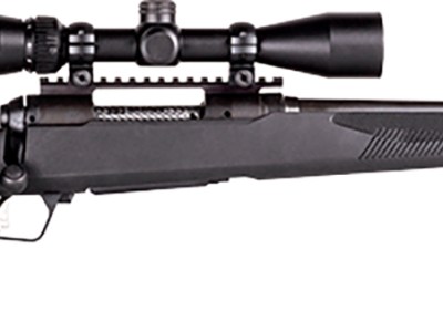 Savage Arms 57301 110 Apex Hunter XP 204 Ruger 4+1 20″, Matte Black Metal, Synthetic Stock, Vortex Crossfire II 3-9x40mm Scope