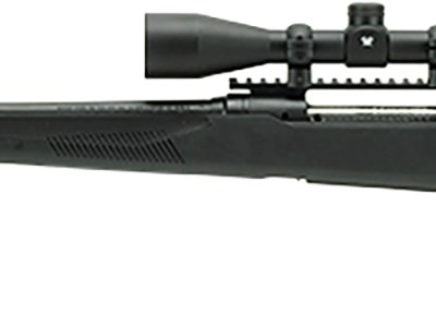 Savage Arms 57323 110 Apex Hunter XP 25-06 Rem 4+1 24″, Matte Black Metal, Synthetic Stock, Vortex Crossfire II 3-9x40mm Scope, Left Hand