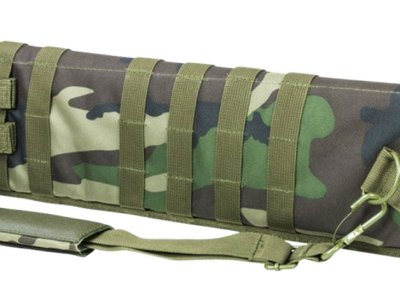 NcStar CVSCB2917WC VISM Shotgun Scabbard Woodland Camo 600D PVC 29″- 34.75″