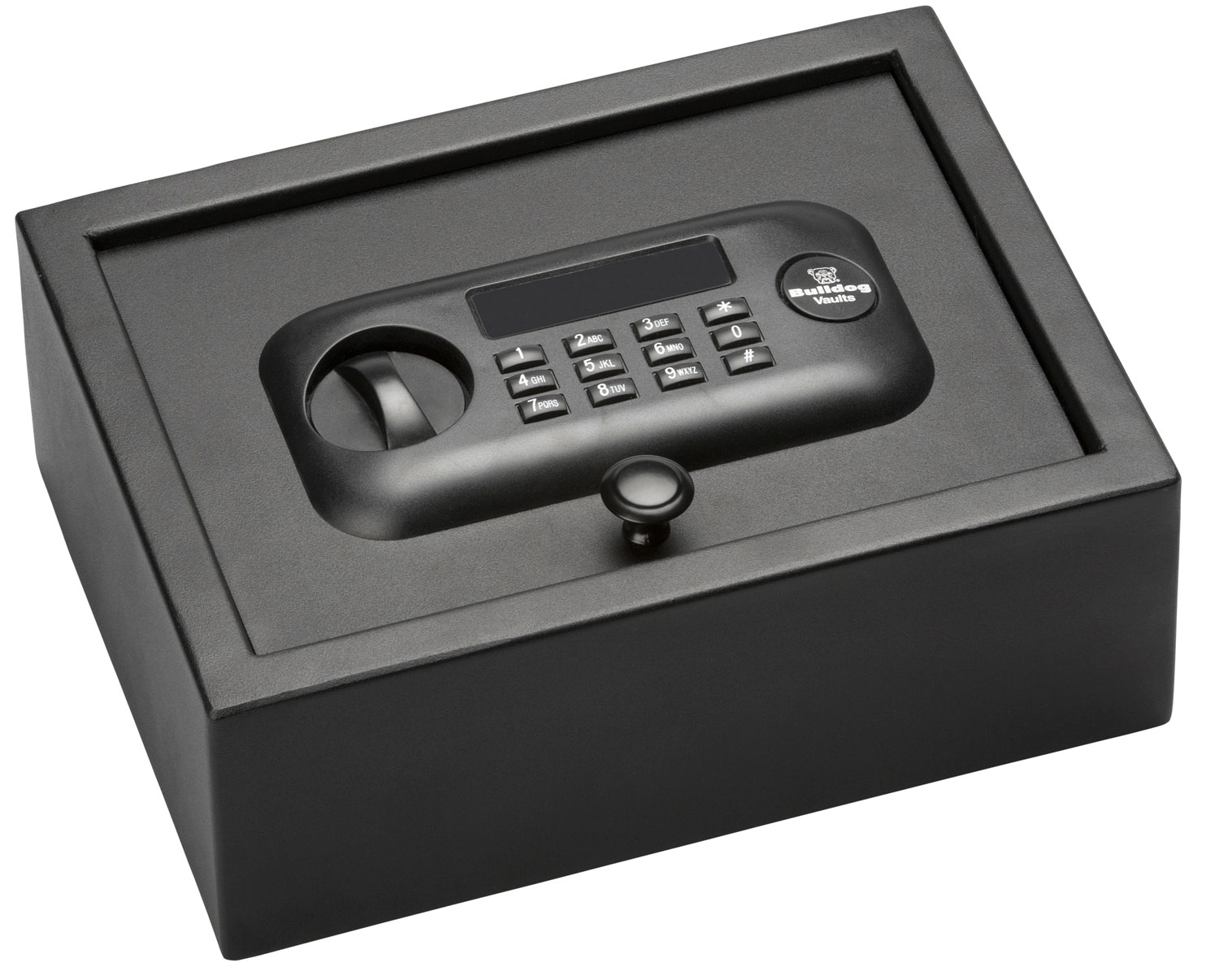 Bulldog BD1030 Digital Top Open Vault Standard Keypad Entry Black Powder Coat Steel 11.80″ x 8.70″ x 4″