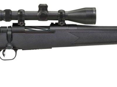 Mossberg 28027 Patriot Super Bantam 6.5 Creedmoor Caliber with 5+1 Capacity, 20″ Fluted Barrel, Blued Metal Finish & Black Synthetic Stock Right Hand (Youth) Includes 3-9x40mm Scope