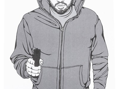 Birchwood Casey 37034 EZE-Scorer  Silhouette Paper Hanging 23″ x 35″ Black/Gray/White 100 Per Pkg