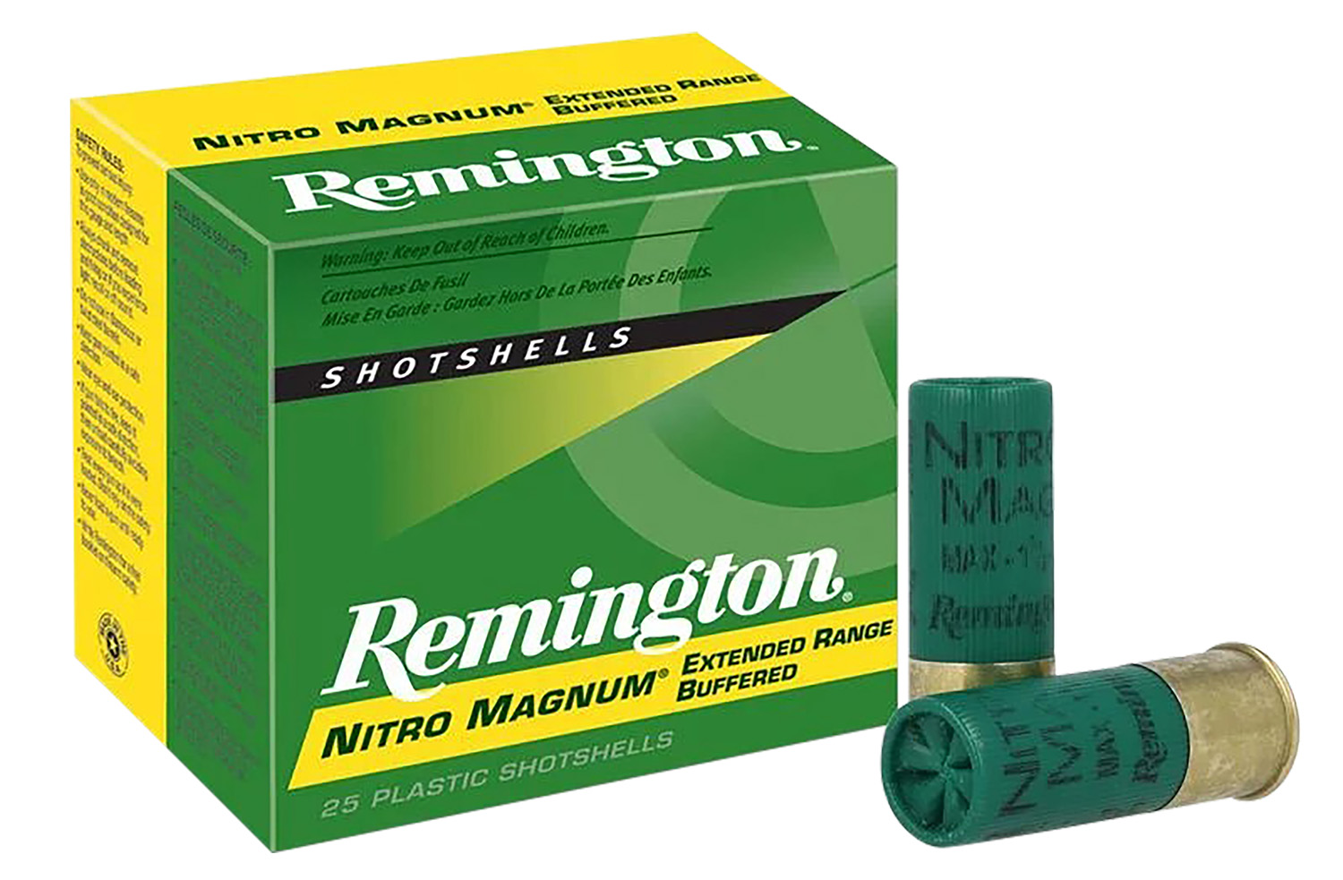 Remington Ammunition 20376 Nitro Magnum  12Gauge 3″ 1 5/8oz 6Shot 25 Per Box/10 Case