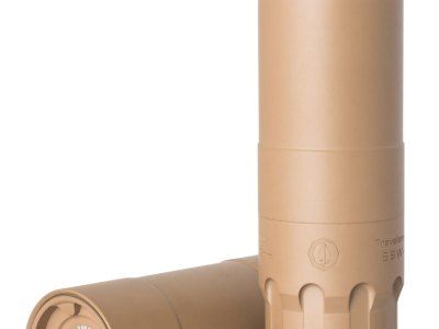 Rugged Suppressor OBSFDE9 Obsidian9  9mm Luger 1.37″ Flat Dark Earth Cerakote 17-4 Stainless Steel 1/2″-28 tpi