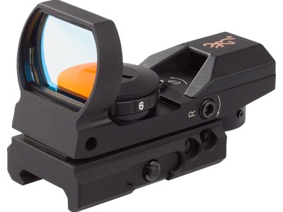 Browning 1290230 Buck Mark Reflex Sight Black Anodized 1x 3 MOA Red Dot Reticle, Picatinny Rail Mount