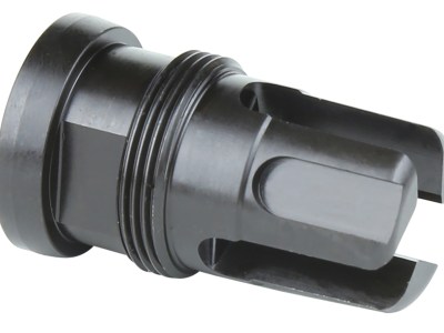 Griffin Armament TMMFH1228 Minimalist Taper Mount Flash Suppressor Black 17-4 Stainless Steel with 1/2″-28 tpi Threads, 1.80″ OAL & 1.07″ Diameter for 5.56x45mm NATO