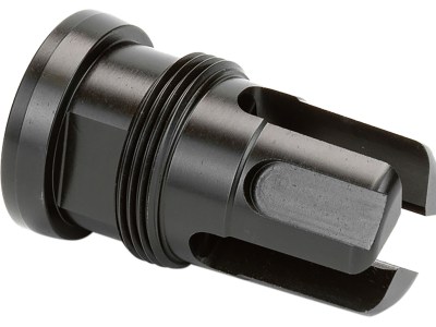 Griffin Armament TMMFH5824 Minimalist Taper Mount Flash Suppressor Black 17-4 Stainless Steel with 5/8″-24 tpi Threads, 1.80″ OAL &  1.07″ Diameter for 30 Cal