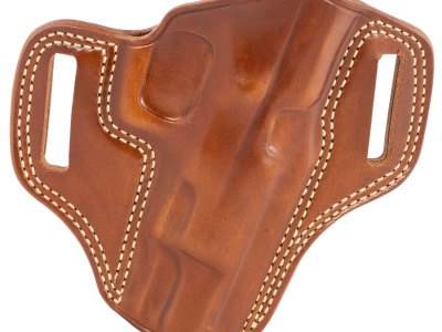 Galco CM222 Combat Master  OWB Tan Leather Belt Slide Fits CZ 75B Right Hand