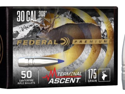 Federal PB308TA1 Premium Terminal Ascent Component 30Cal 175gr 50 Per Box/4 Case