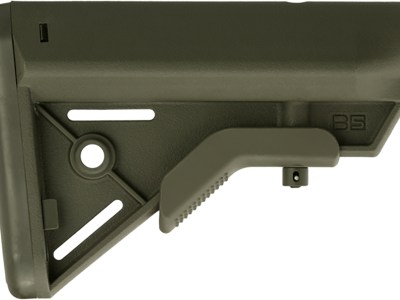 B5 Systems BRV1104 Bravo  OD Green Synthetic for AR-Platform with Mil-Spec Receiver Extension (Tube Not Included)