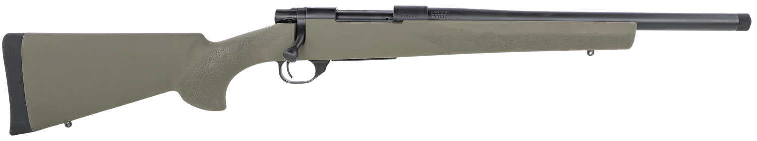 Howa HHGG65C16 M1500 HS Precision 6.5 Creedmoor 10+1 16.25″ Blued Heavy Barrel, Blued Steel Receiver, Green Hogue OverMolded Synthetic Stock