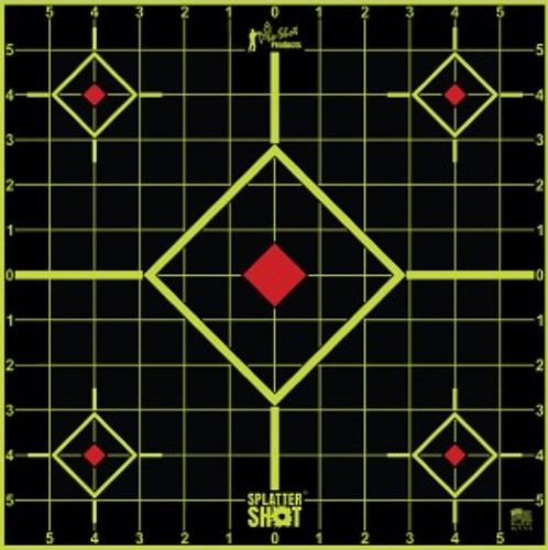 SPLATTER SHOT TARGET SIGHT-IN – 12″ GREEN PEEL/STICK 12EA