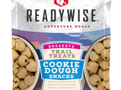 ReadyWise RW05013 Outdoor Food Kit Trail Treats Cookie Dough Snacks 2 Servings In A Resealable Pouch, 6 Per Case