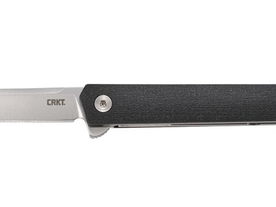 CRKT 7097 CEO  3.35″ Folding Plain Satin AUS-8A SS Blade/ Black GRN Handle Includes Pocket Clip