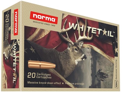 Norma Ammunition 20177392 Dedicated Hunting Whitetail 30-06Springfield 150gr Pointed Soft Point 20 Per Box/10 Case
