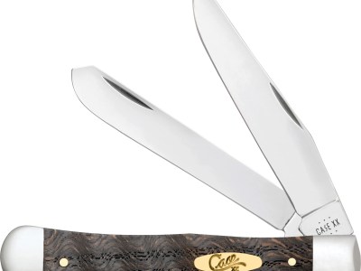 CAE TRAPPER BLK CURLY OAK WOOD