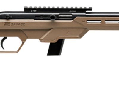 Savage Arms 45124 64 Precision 22 LR Caliber with 10+1 Capacity, 16.50″ Threaded Barrel, Matte Black Metal Finish & Chassis Flat Dark Earth Synthetic Stock Right Hand (Full Size)