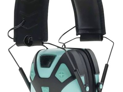 Caldwell 1101672 E-Max Pro 23 dB Over the Head Aqua Blue/Black Adult