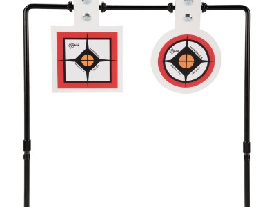 EZ-Aim 15593 Hardrock Spinner  AR500 Round Target & Stand .25″ Thick