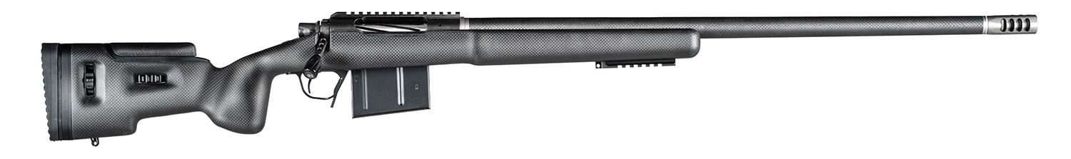 Christensen Arms CA10272285445 TFM Long Range Full Size 300 Win Mag 3+1, 26″ Carbon Fiber Target Profile Barrel, Black Nitride Aluminum Receiver, Natural Carbon Fiber Fixed Long Range Stock