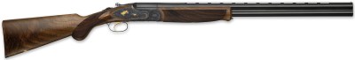 F.A.I.R. FRJBPRTG1628 Jubilee Prestige Tartargua Gold Full Size 16 Gauge Break Open 2.75″ 2rd 28″ Blued Over/Under Barrel, Gold Engraving Aluminum Receiver, Fixed Walnut Stock, Ambidextrous