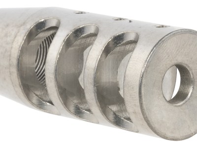 TacFire  Compensator  Stainless Steel with 5/8″-24 tpi Threads 2.50″ OAL for 308 Win