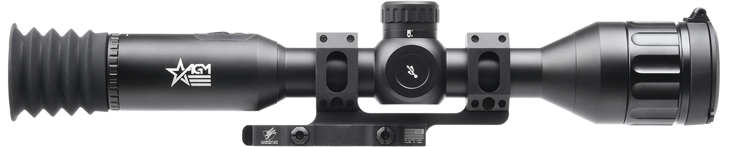 AGM Global Vision 3142455006DTL1 Adder TS50-384 Thermal Rifle Scope Black 4-32x50mm Multi Reticle, Digital 1x/2x/4x/8x Zoom 384×288, 50Hz Resolution
