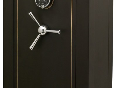 SnapSafe 75010 Titan Modular Safe Access Code/Key Entry, Black 9 Gauge Steel, 9 Gun Slots, 12+ Long  Gun Capacity