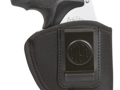 1791 Gunleather PNIWB2BLKL Premium Nylon  IWB Size 02 Black Ballistic Nylon Belt Clip Left Hand