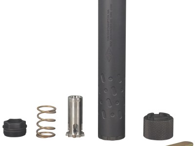 Yankee Hill 206528 Sidewinder M2  9mm Luger 1.375″ Black Stainless Steel Aluminum 1/2″-28 tpi