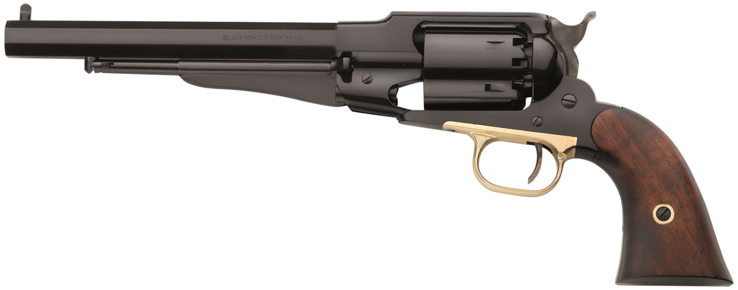 Pietta  1858 Remington Army 44 Cal 8″ 6rd Blued Frame, Cylinder & Octagon Barrel