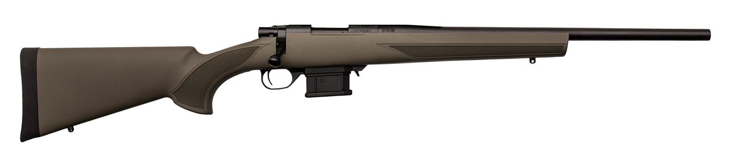 Howa HMA60804G M1500 Mini Action Compact 6mm ARC 5+1 20″ Black Steel Barrel, Black Drilled & Tapped Steel Receiver, OD Green Fixed HTI Synthetic Stock, Right Hand