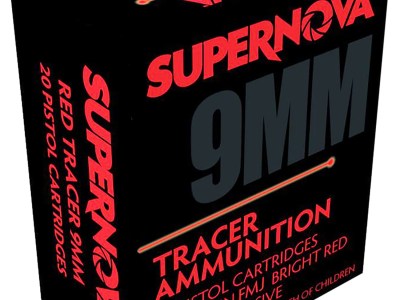 Supernova PMSN9MMR Red Tracer Non Corrosive 9mm Luger 119 Gr Full Metal Jacket 20 Per Box/ 50 Cs