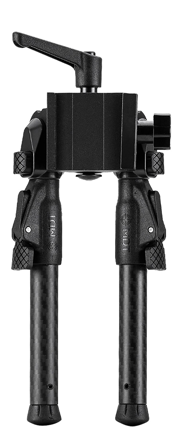Mdt Sporting Goods Inc 105561BLK GRND-POD  Black 4.50″-9″ Carbon Fiber/Aluminum, Adj. Throw Lever, 4 Leg Postitions, Fits ARCA Rail & RRS Dovetail