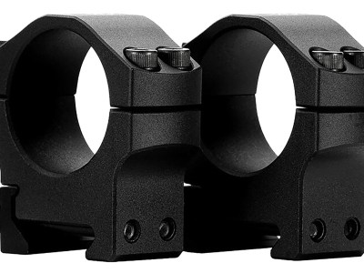 Mdt Sporting Goods Inc 103548BLK Premier Scope Ring Set Black Aluminum 34mm Tube, 1″ Medium