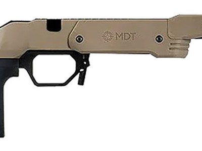 Mdt Sporting Goods Inc 104690FDE XRS Chassis FDE Aluminum Core with Polymer Panels, Adj. Cheekrest, M-LOK Forend, Interchangeable Grips, AICS Mag Compatible, Fits Short Action Howa 1500