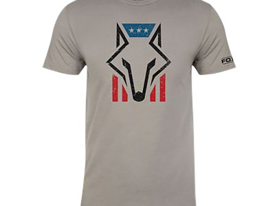 Foxpro FHFGS Foxhead Flag Gray Cotton/Polyester Short Sleeve Small