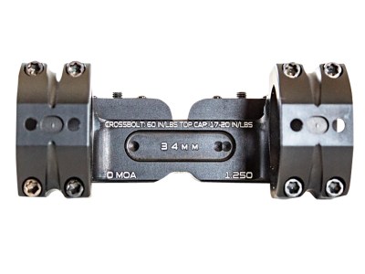 MasterPiece Arms BAMOUNT341125 MPA BA Bolt Action Mount  Black