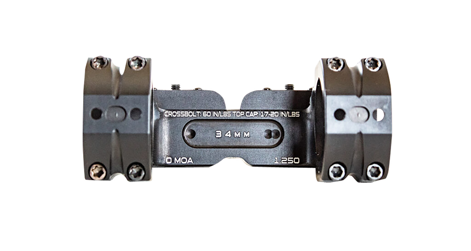 MasterPiece Arms BAMOUNT341125 MPA BA Bolt Action Mount  Black