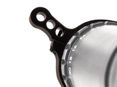 Huskemaw Optics 20SVUNI Switchview  Black Anodized Aluminum, Compatible w/Blue Diamond Scopes