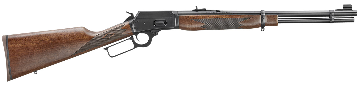Marlin 70410 1894 Classic 357 Mag/38 Special 9+1/10+1 20.25″, Satin Blued Barrel/Rec, American Black Walnut Fixed Stock, Adj. Sight