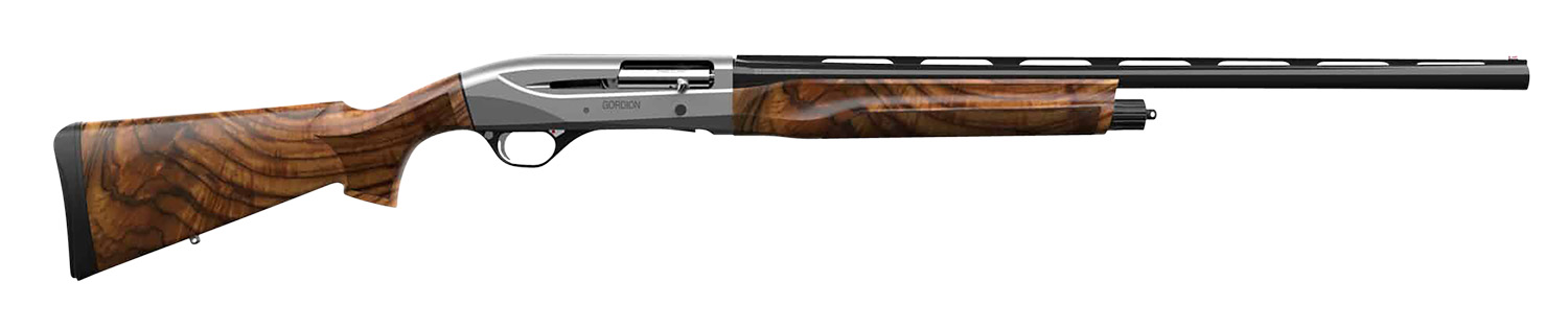 Retay USA GOR20GRYCON28 Gordion  Full Size 20 Gauge Semi-Auto 3″ 4+1 28″ Matte Black Vent Rib Barrel, Gray Cerakote Aluminum Receiver, Turkish Walnut Stock, Right Hand