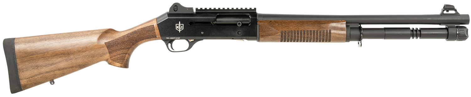 MAC 21000155 1014  12 Gauge 3″ 5+1 18.50″, Black Barrel/Rec, Walnut Furniture, Ghost Ring Sight, Optics Mount, 3 Chokes