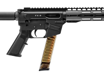 FREEDOM ORDNANCE FX9P10SBM FX-9  9mm Luger 32+1 10″, Black, M-LOK Handguard, SB Mini Brace, A2 Grip, 3″ Faux Suppressor