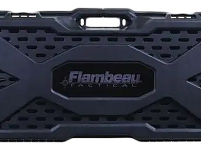 Flambeau 6500AR  Tactical Rifle Case Black Polypropylene Water Resistant